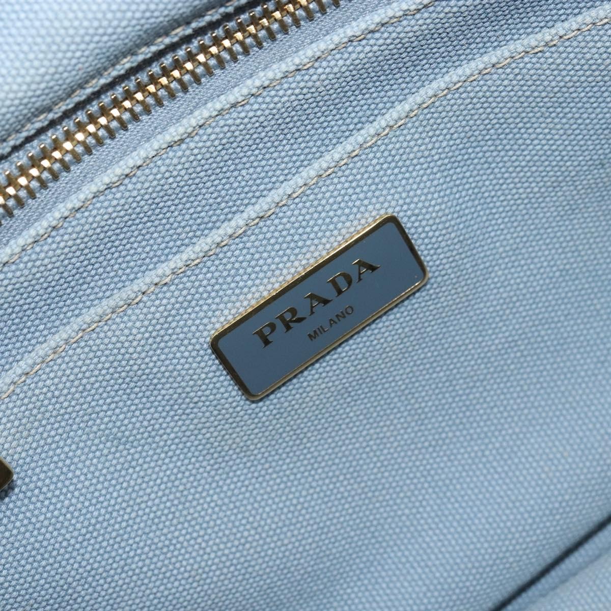Prada Prada Canapa Tote Canvas Mini Grijs