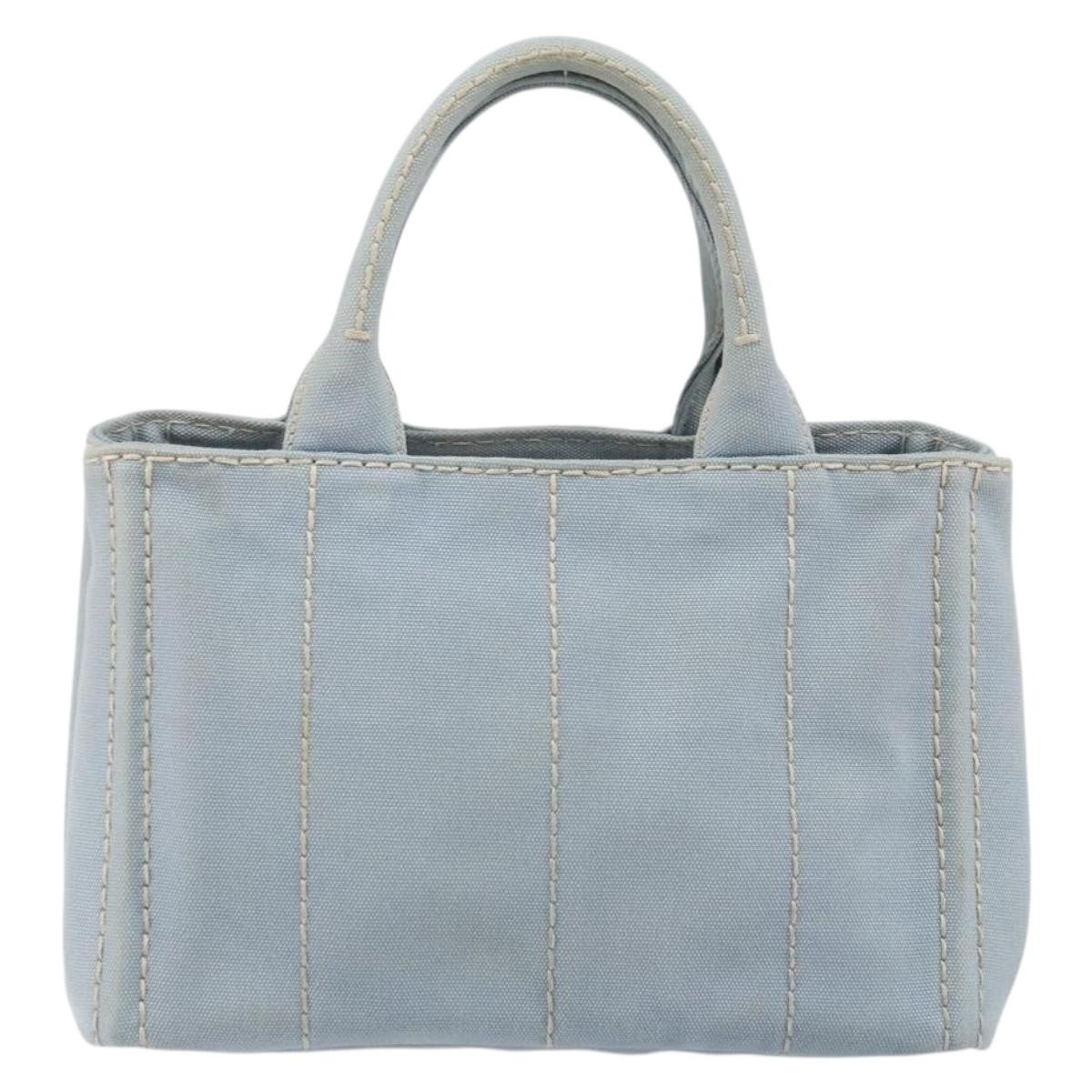 Prada Prada Canapa Tote Canvas Mini Grijs