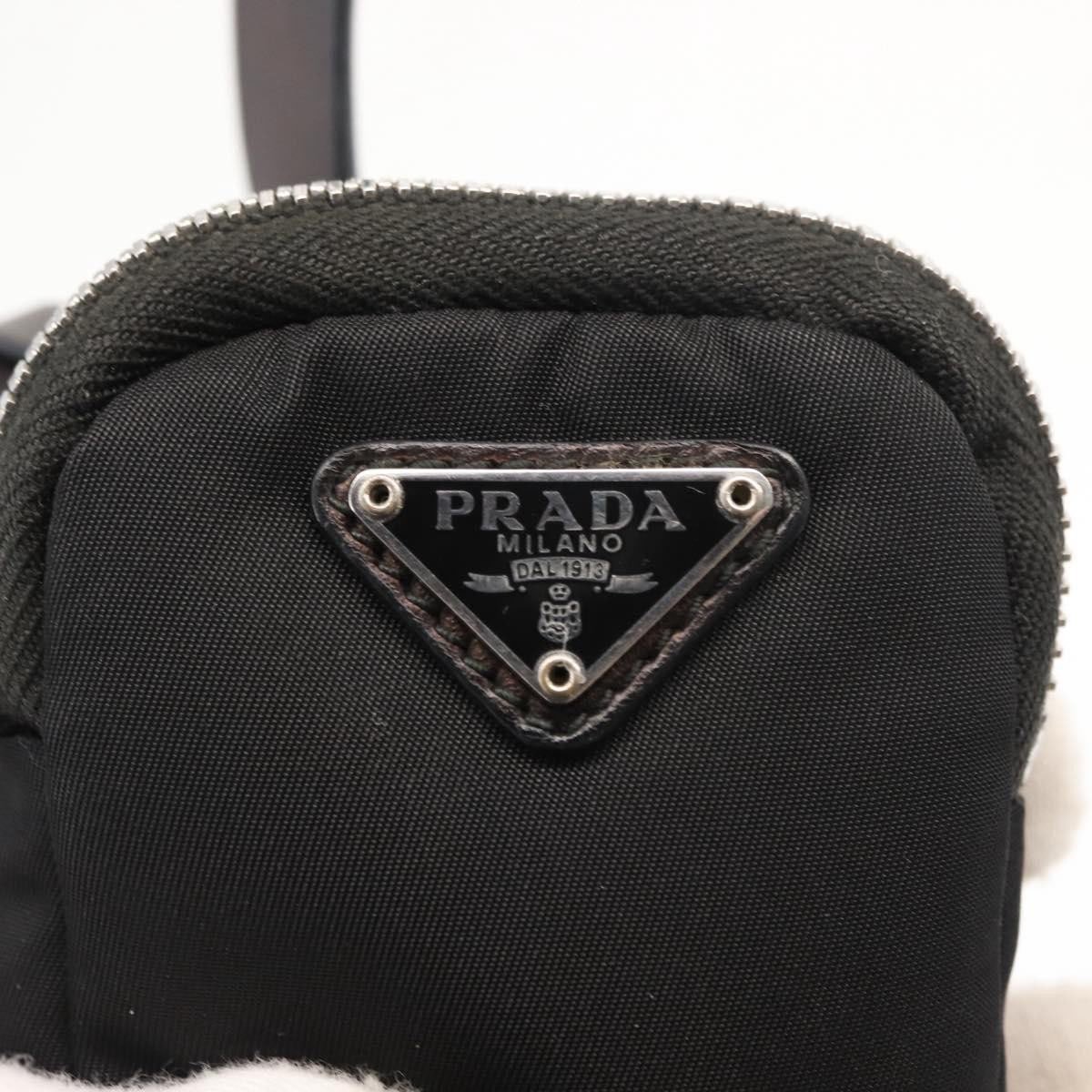 Prada Prada Cargo Phone Holder Crossbody Bag Tessuto Zwart