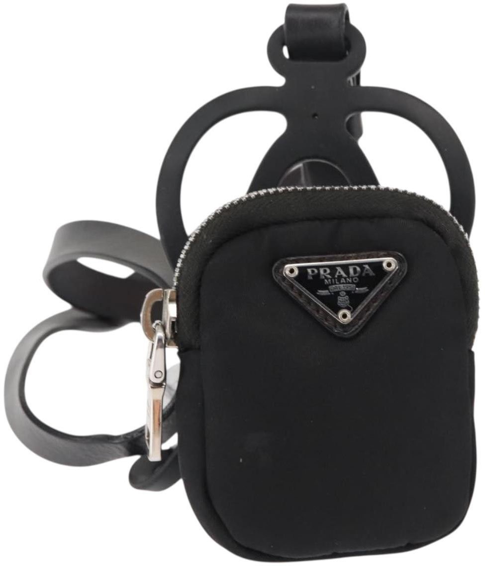 Prada Prada Cargo Phone Holder Crossbody Bag Tessuto Zwart