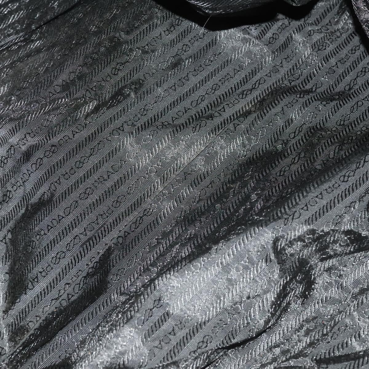 Prada Prada Boston Bag Wool Grijs