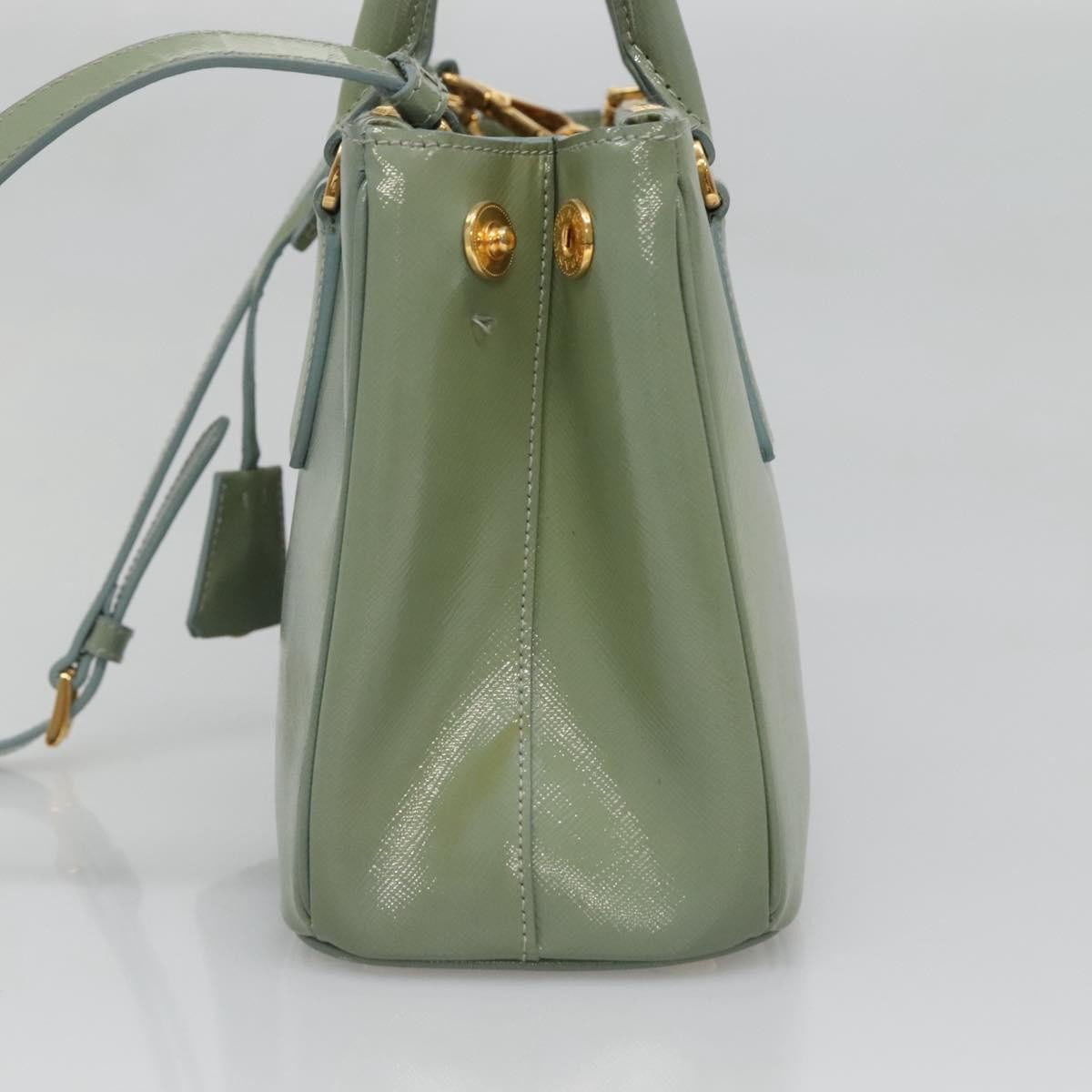 Prada Prada Double Zip Lux Tote Saffiano Leather Small Goud