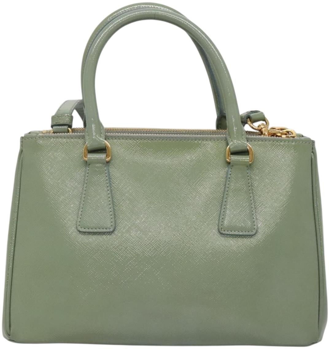 Prada Prada Double Zip Lux Tote Saffiano Leather Small Goud