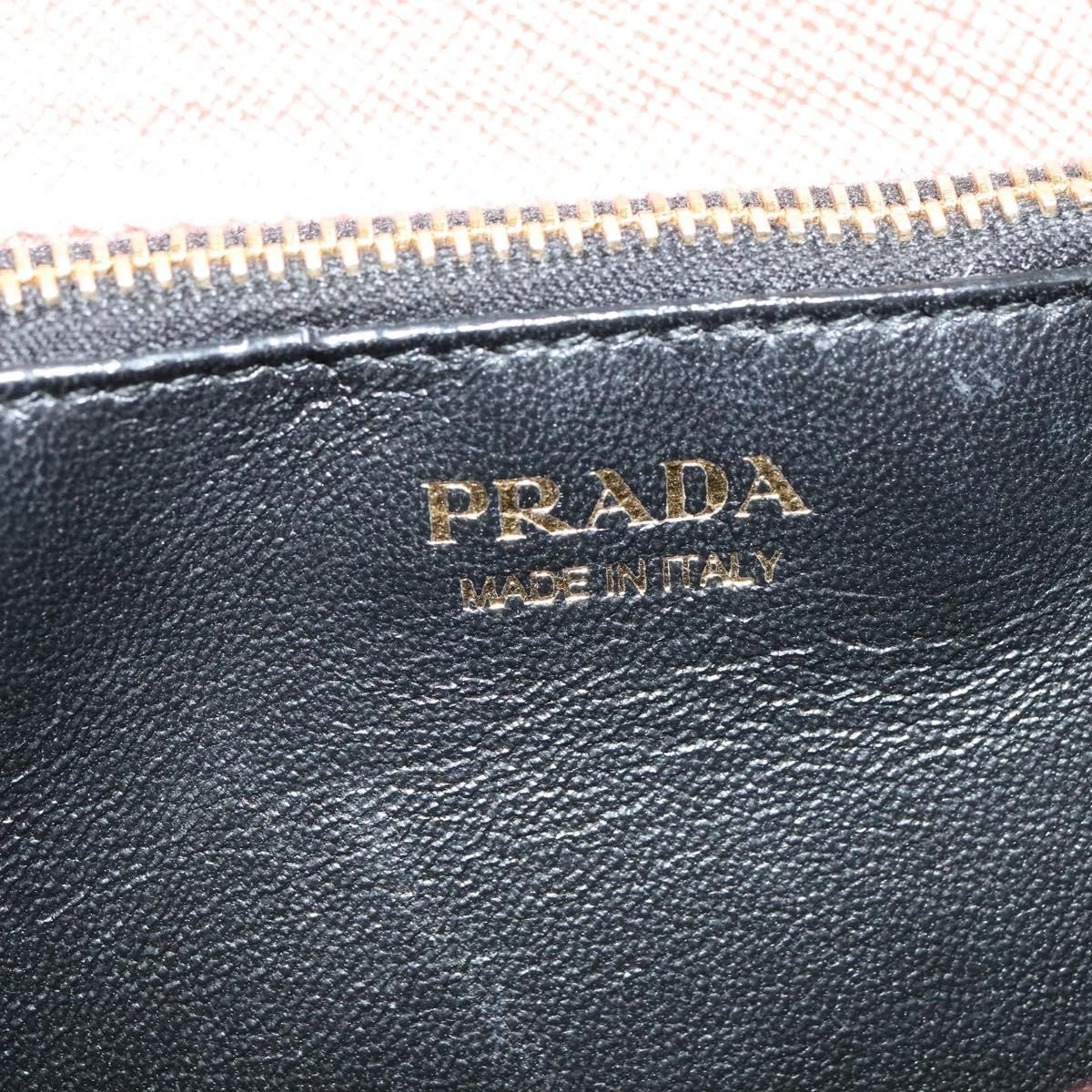 Prada Prada Monochrome Chain Flap Bag Saffiano Leather Small Roze