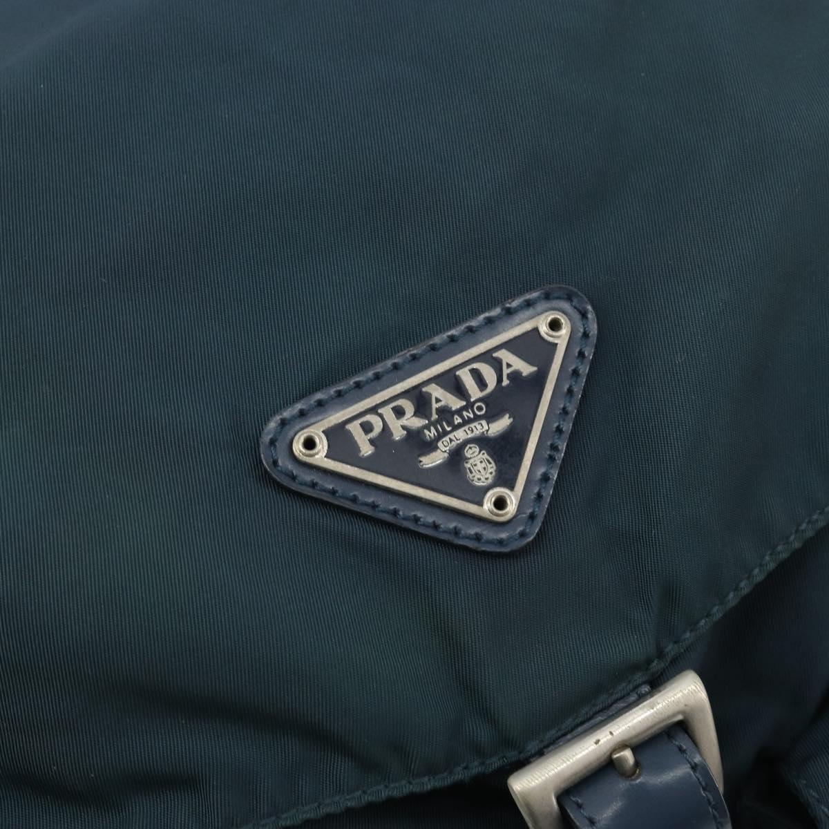 Prada Double Front Pocket Tessuto Medium Navy