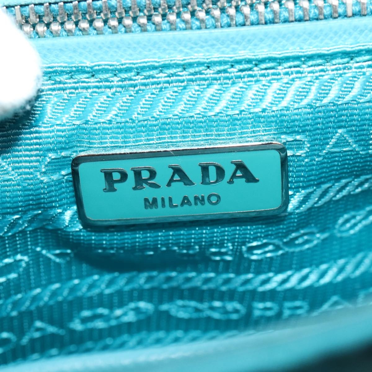 Prada Prada Pushlock Chain Flap Bag Nylon Divers