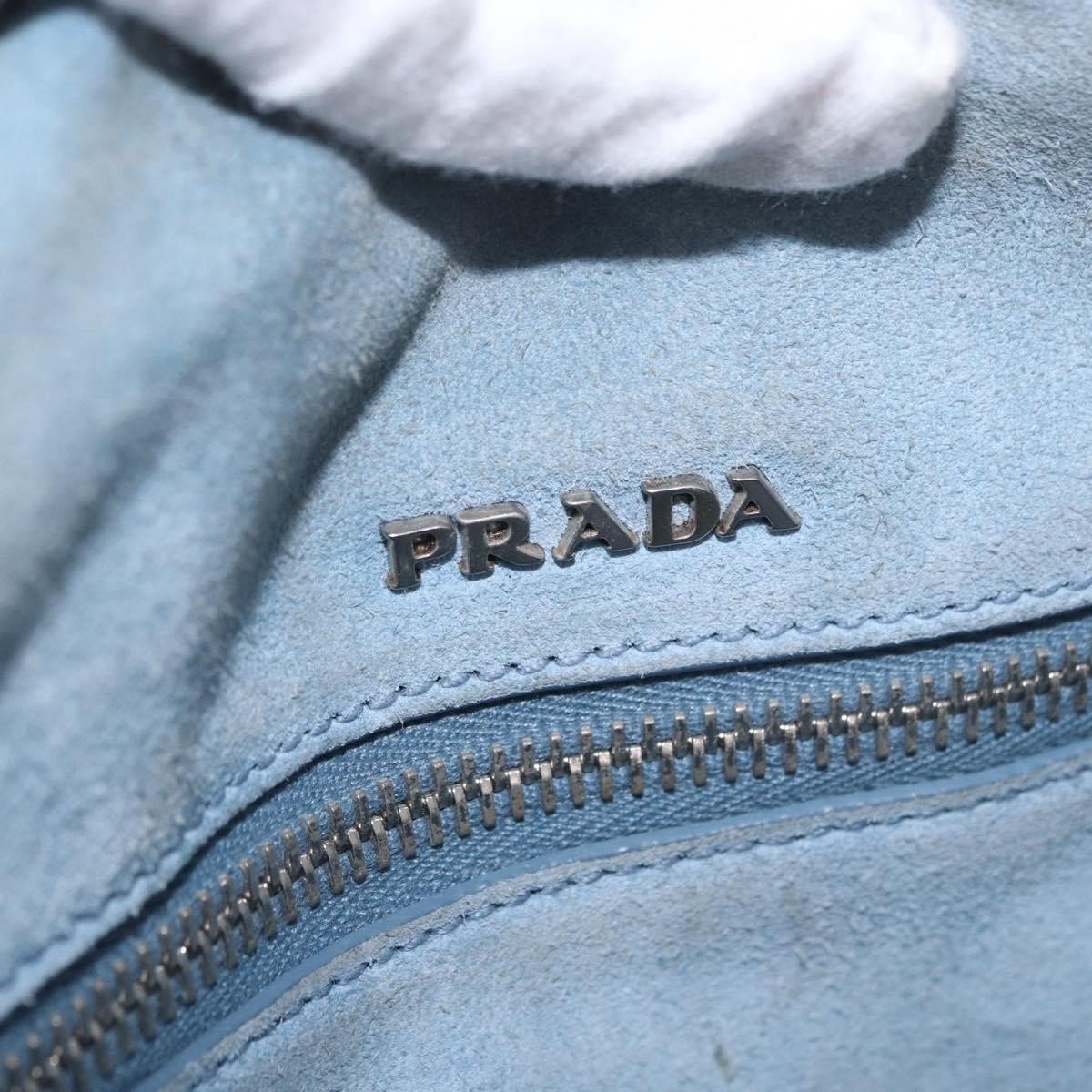 Prada Etiquette Flap Studded Glace Calfskin Small Grijs