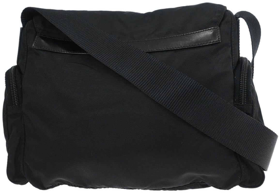 Prada Prada Side Pocket Flap Messenger Bag Tessuto Small Divers