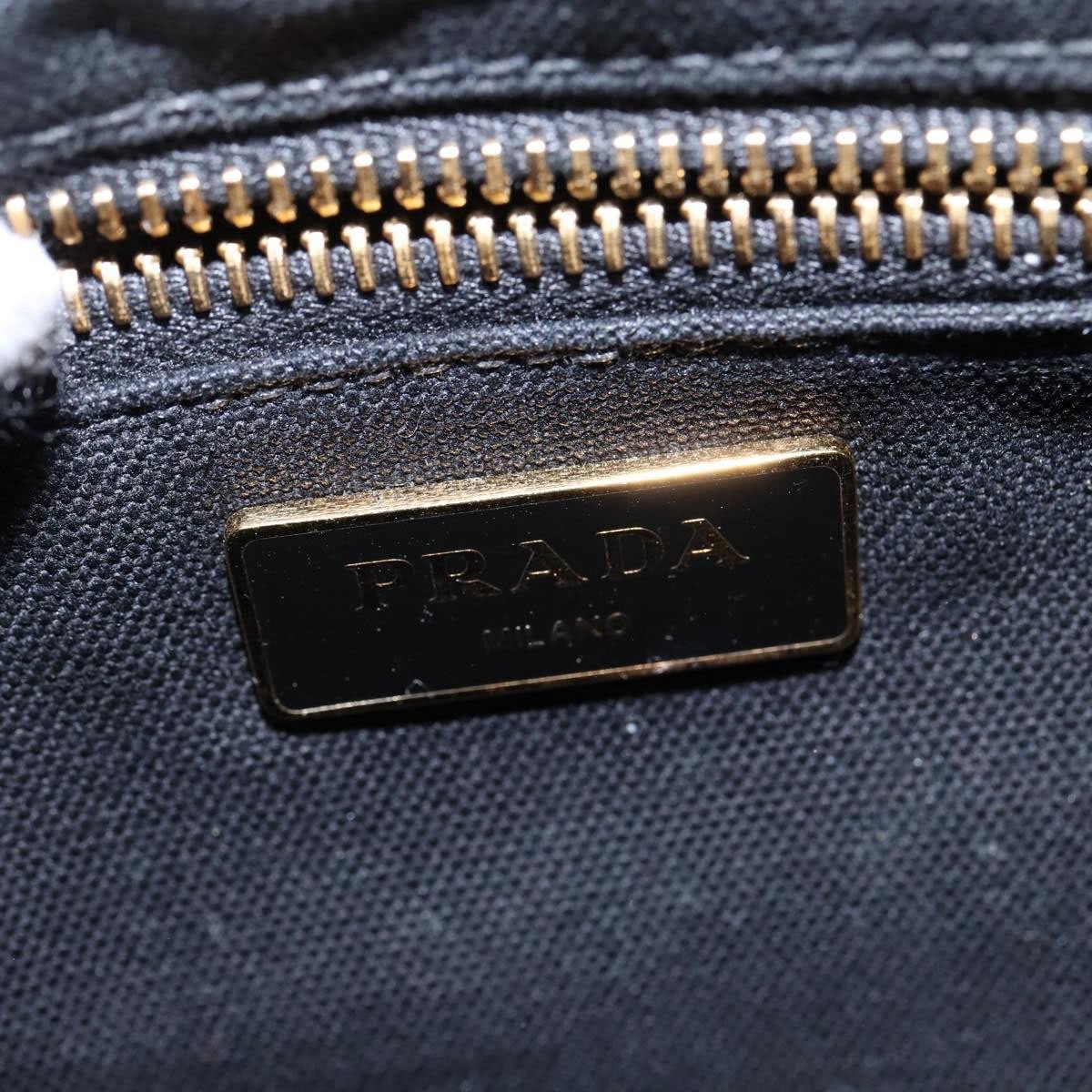 Prada Prada Fringe Wicker Tote Woven Straw Zwart