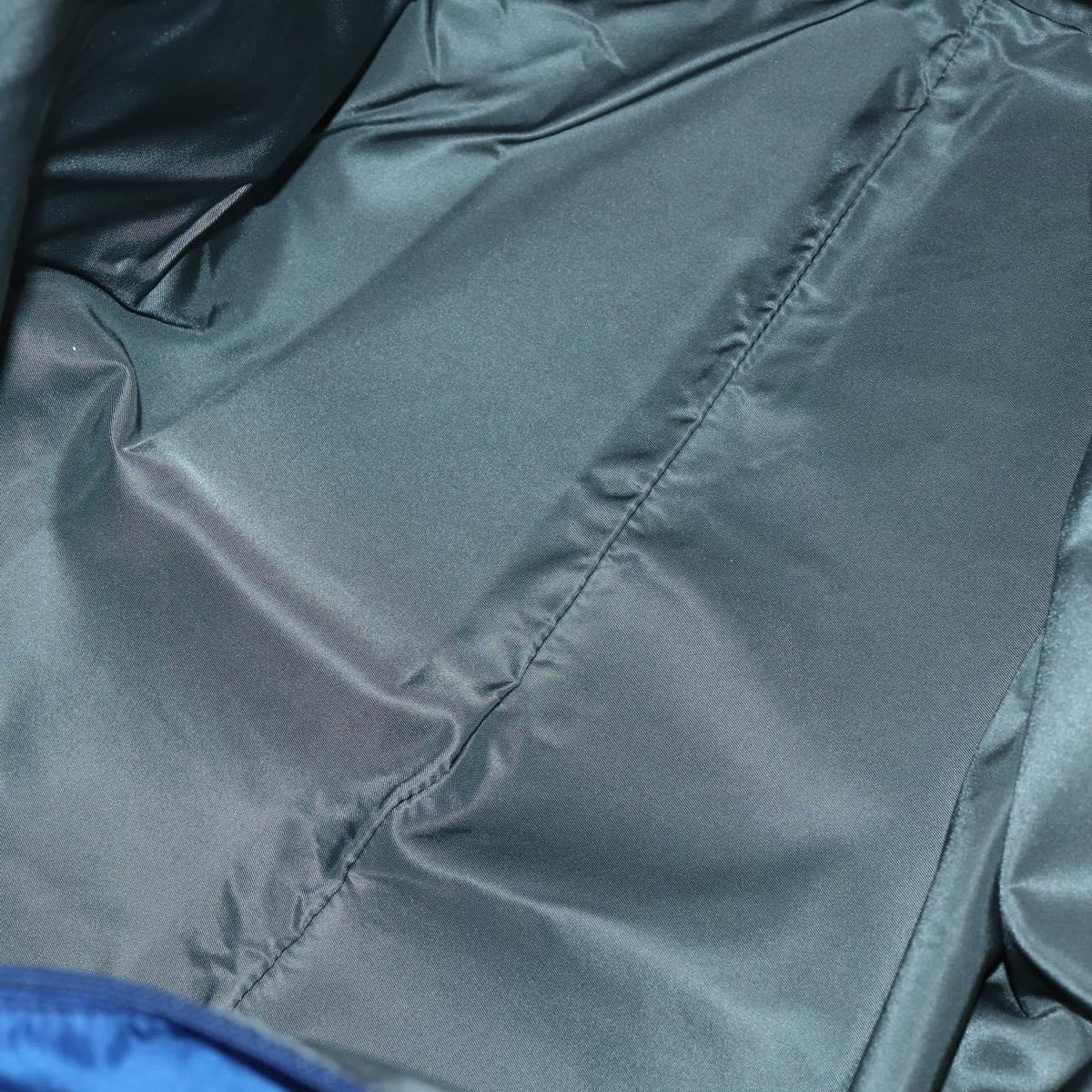 Prada Prada Convertible Weekender Bag Tessuto Large Blauw