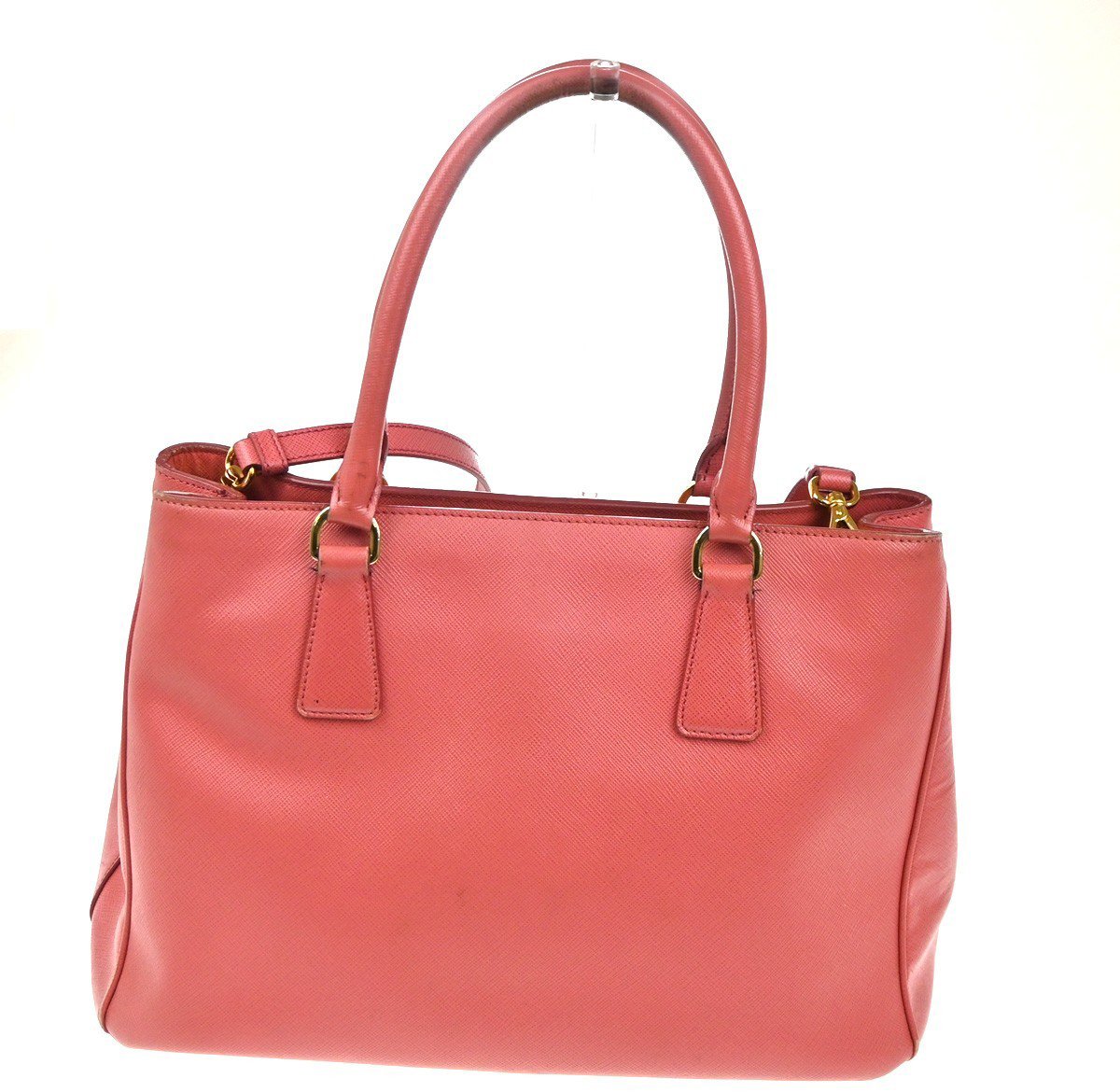 Prada Prada Gardener's Tote Saffiano Leather Medium Roze