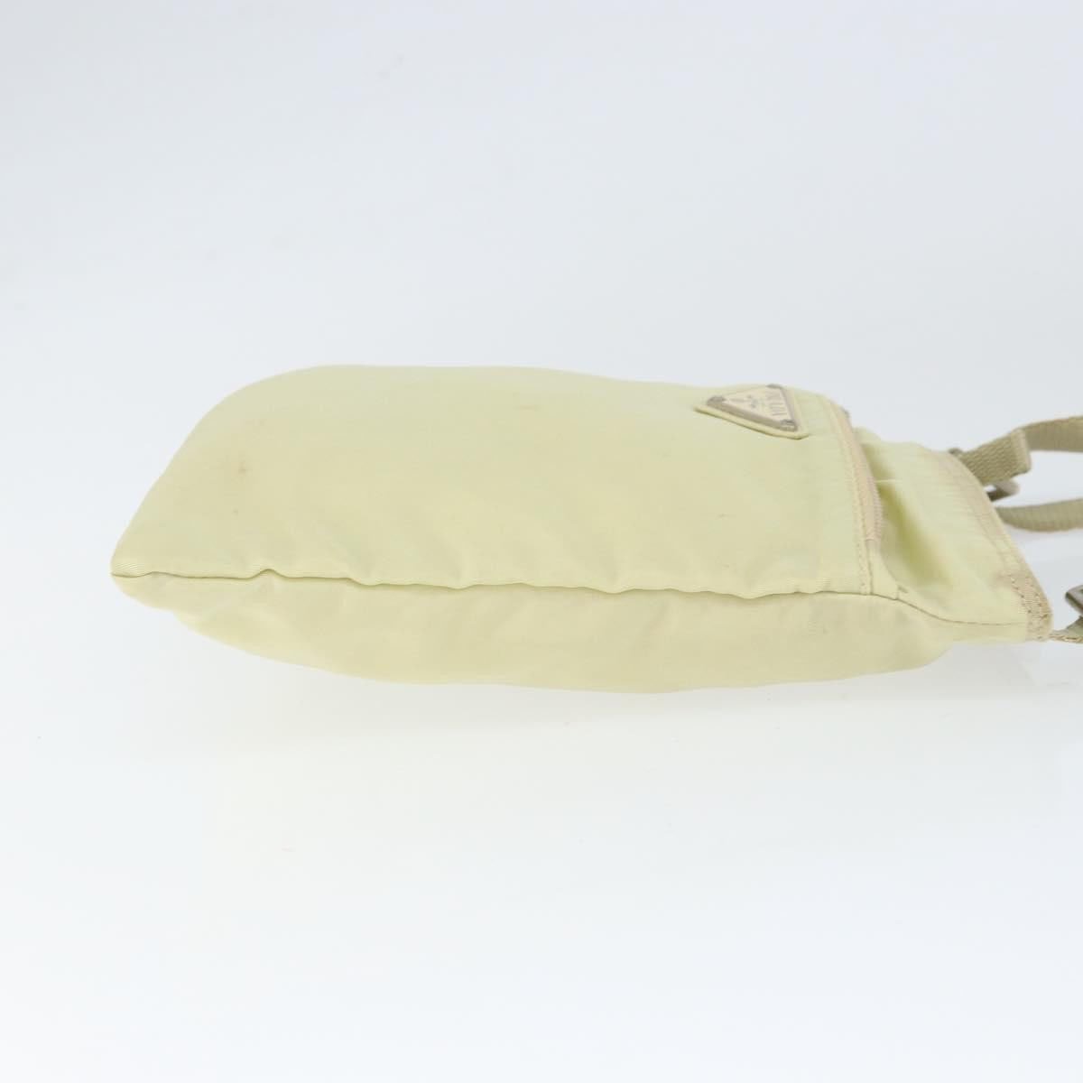 Prada Prada Flat Messenger Tessuto Zilver