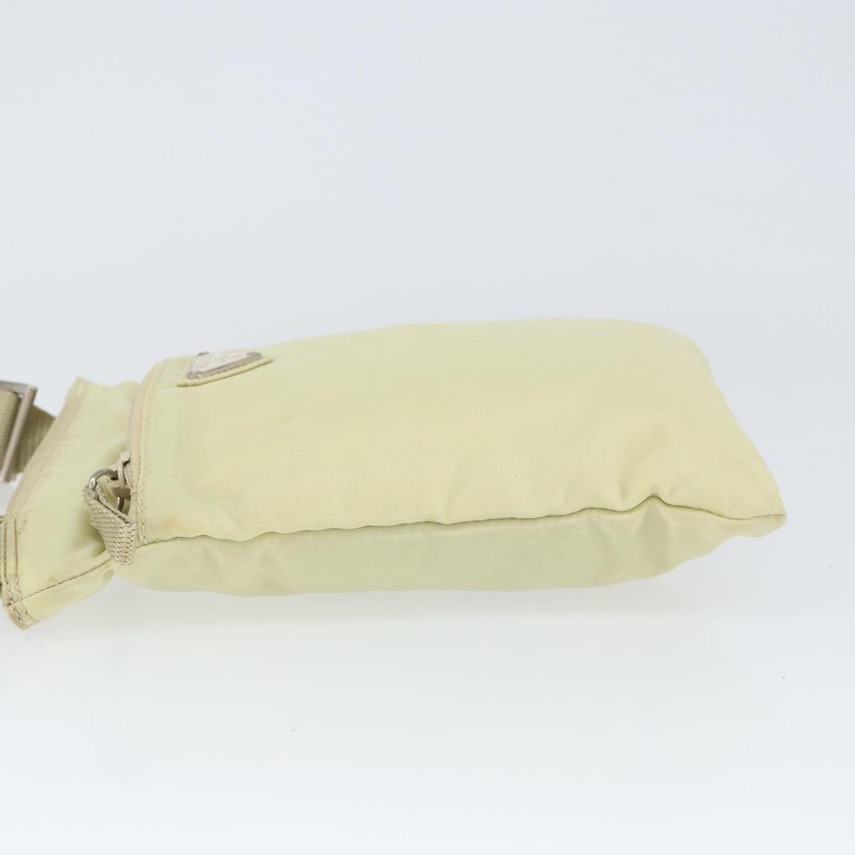 Prada Prada Flat Messenger Tessuto Zilver