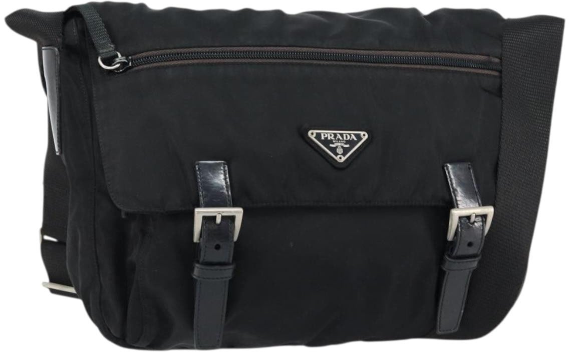 Prada Prada SHOULDER BAG NYLON Black Zwart