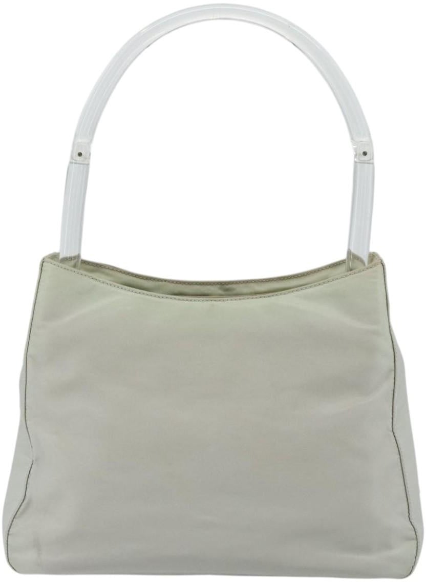 Prada Resin handle shoulder bag Tessuto Divers