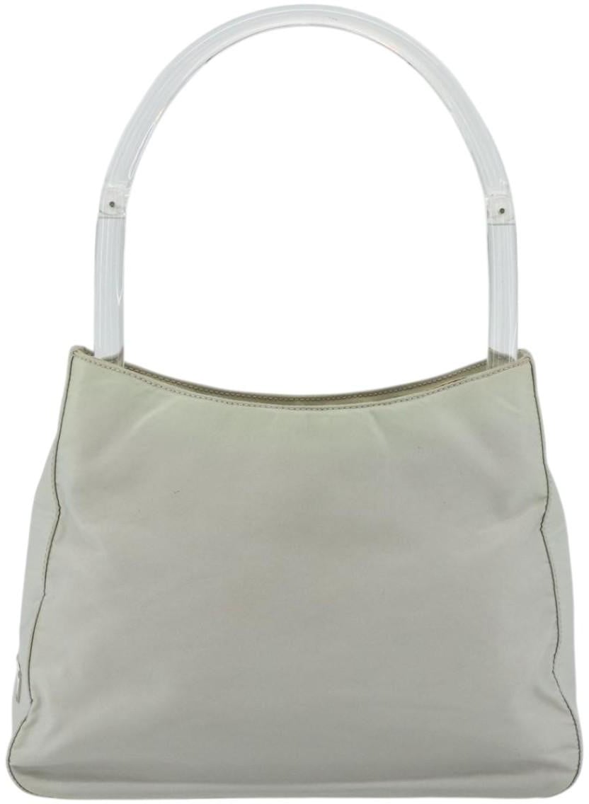 Prada Resin handle shoulder bag Tessuto Divers