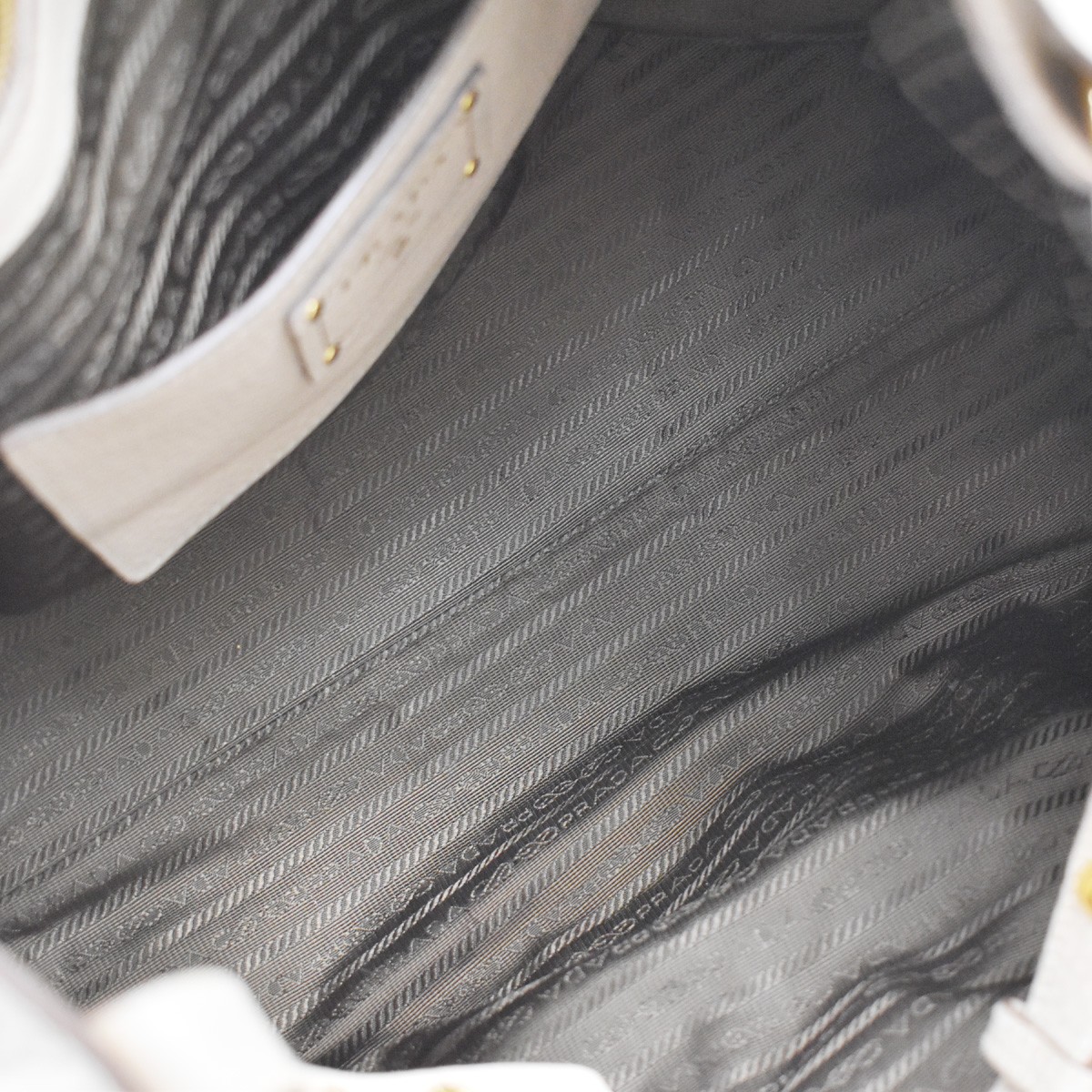 Prada Prada Twin Shopping Tote Vitello Daino Medium Beige