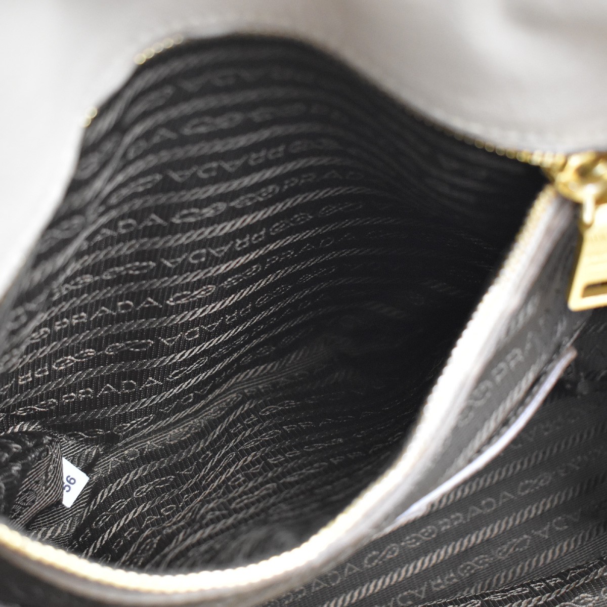 Prada Prada Twin Shopping Tote Vitello Daino Medium Beige