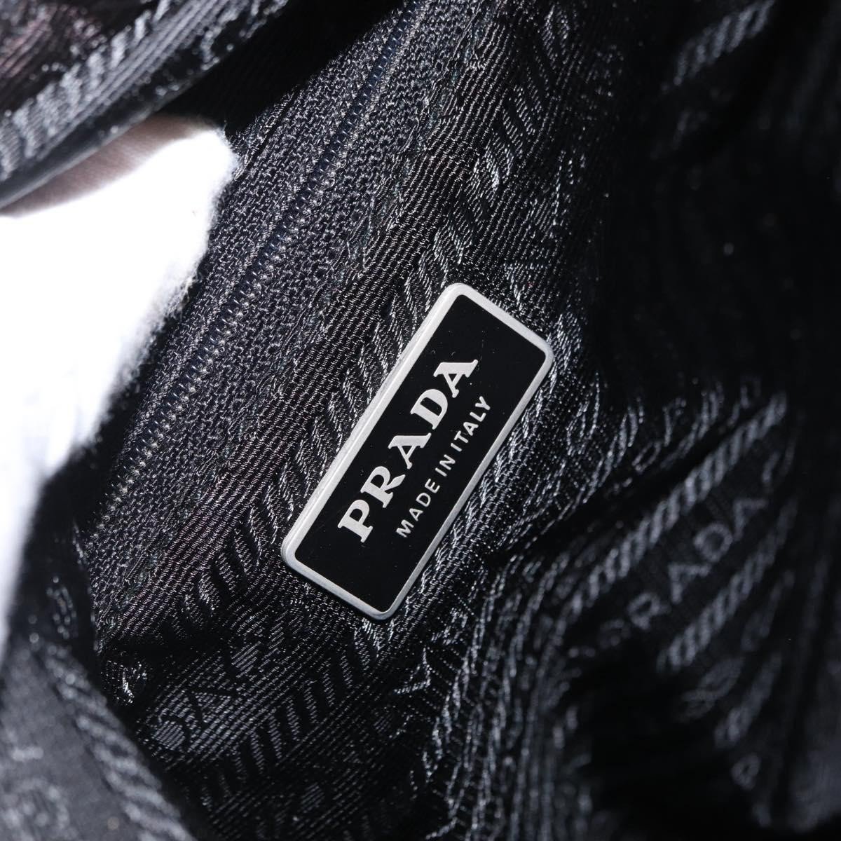 Prada Front Pocket Messenger Bag Tessuto Large Zwart