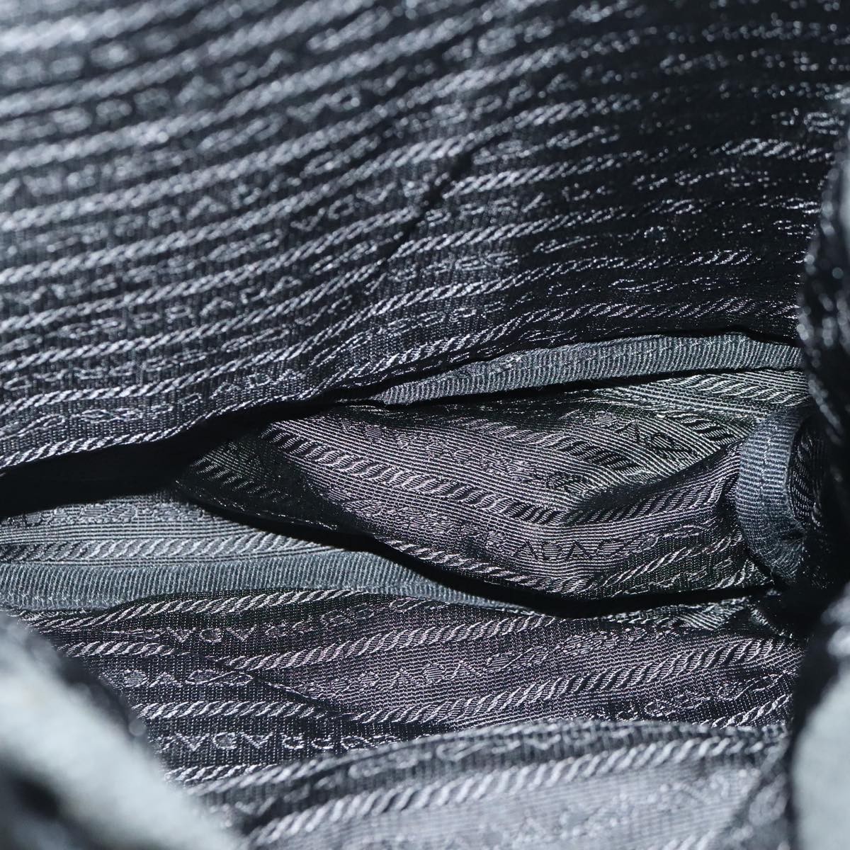 Prada Prada Single Buckle Pocket Backpack Wool Grijs