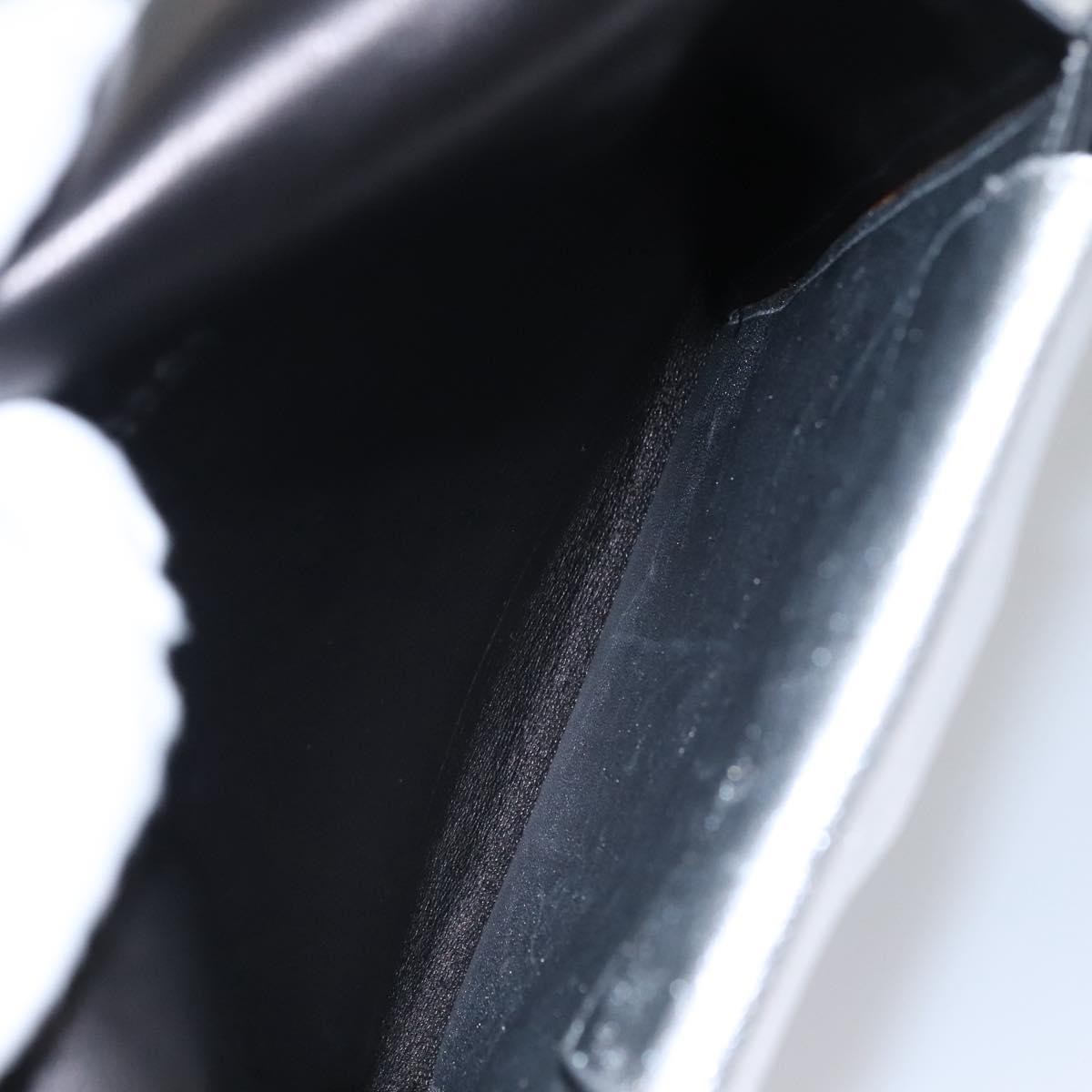 Prada Prada Double Turn Lock Shoulder Bag Leather Zilver