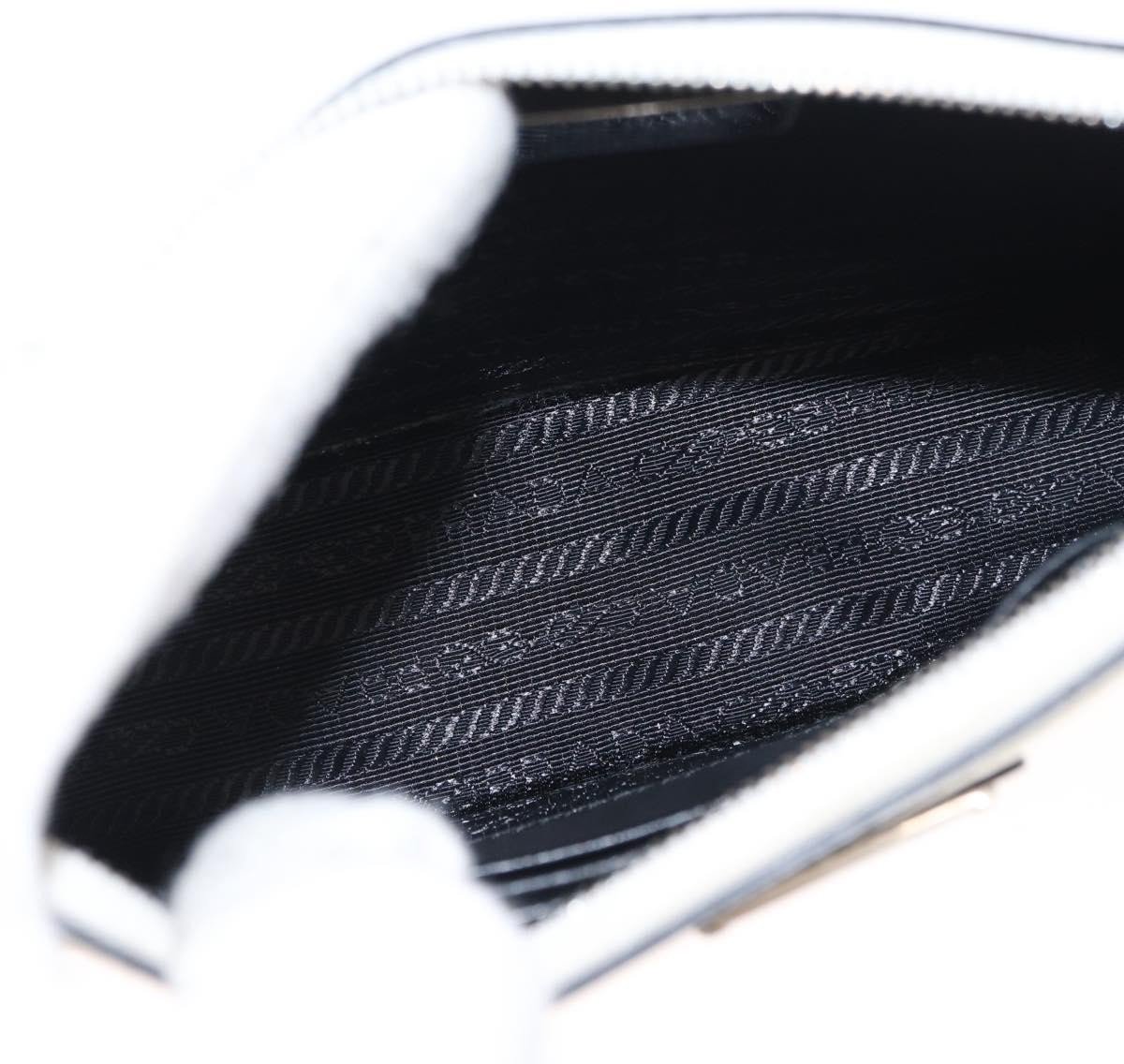 Prada Prada Chain Crossbody Bag Vernice Saffiano Leather Small Wit