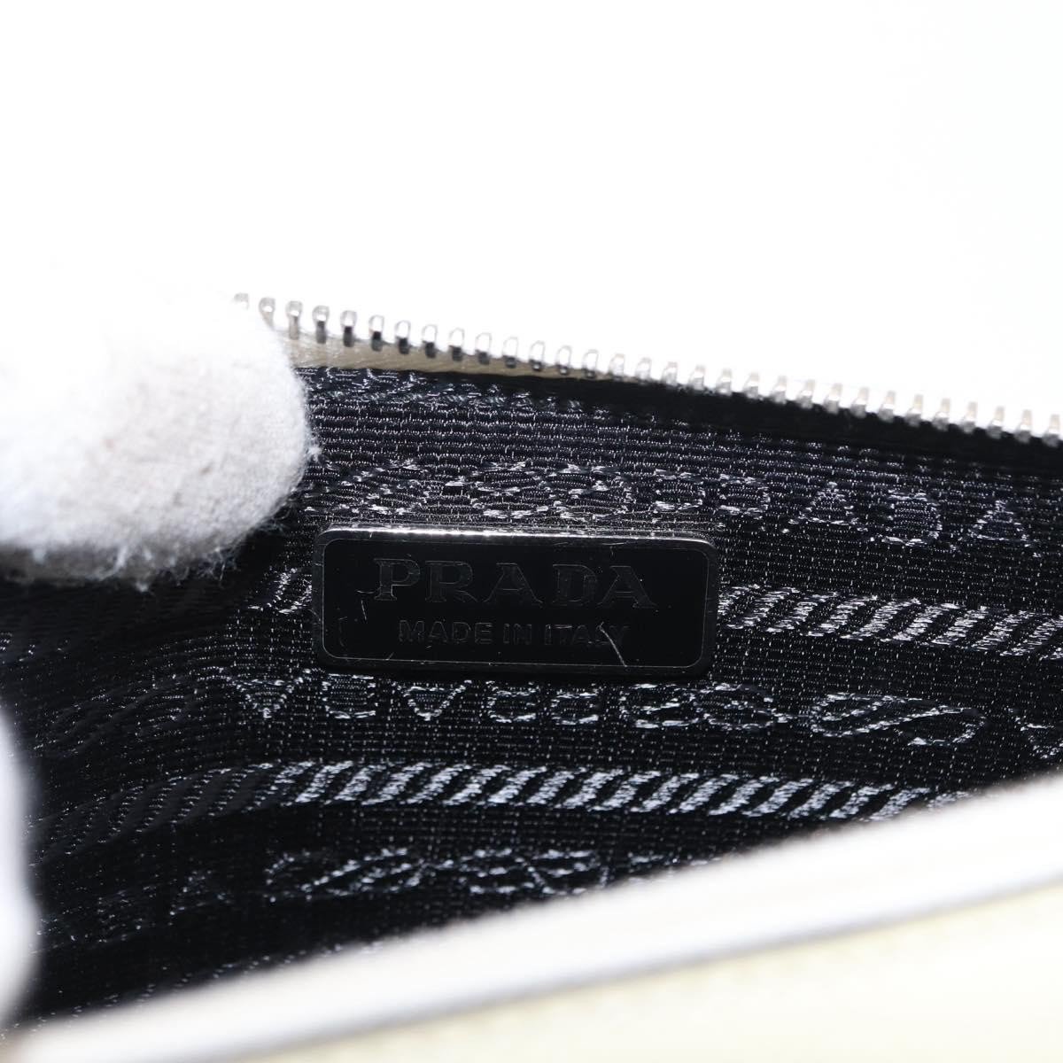 Prada Prada Chain Crossbody Bag Vernice Saffiano Leather Small Wit