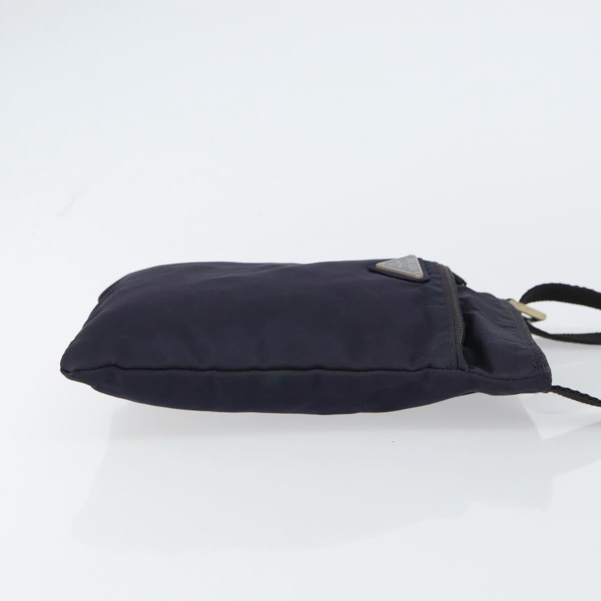 Prada Prada Flat Messenger Bag Tessuto Mini Paars