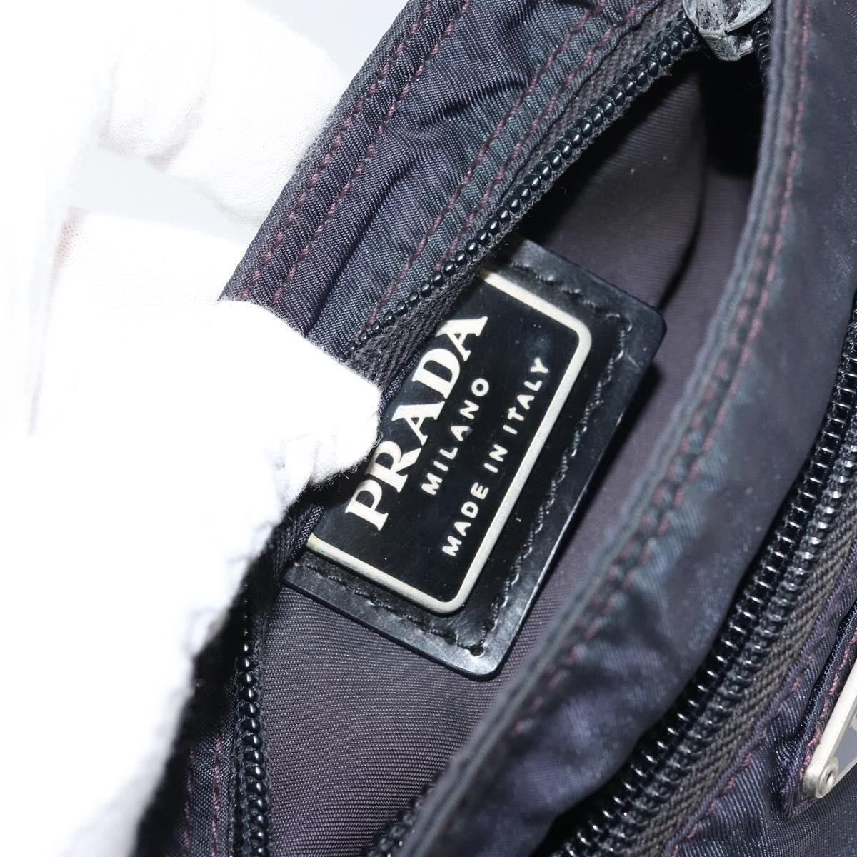 Prada Prada Flat Messenger Bag Tessuto Mini Paars