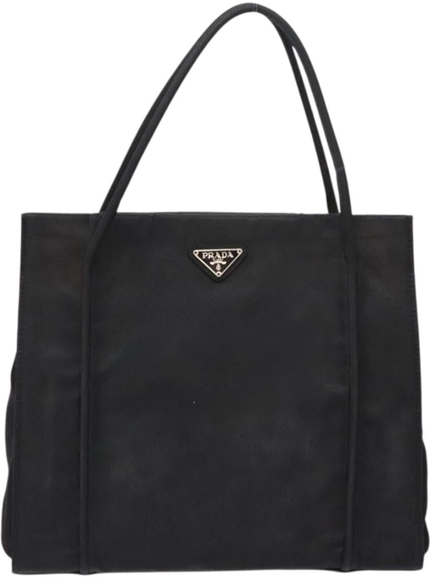 Prada Prada cabas tessuto nylon medium Zwart