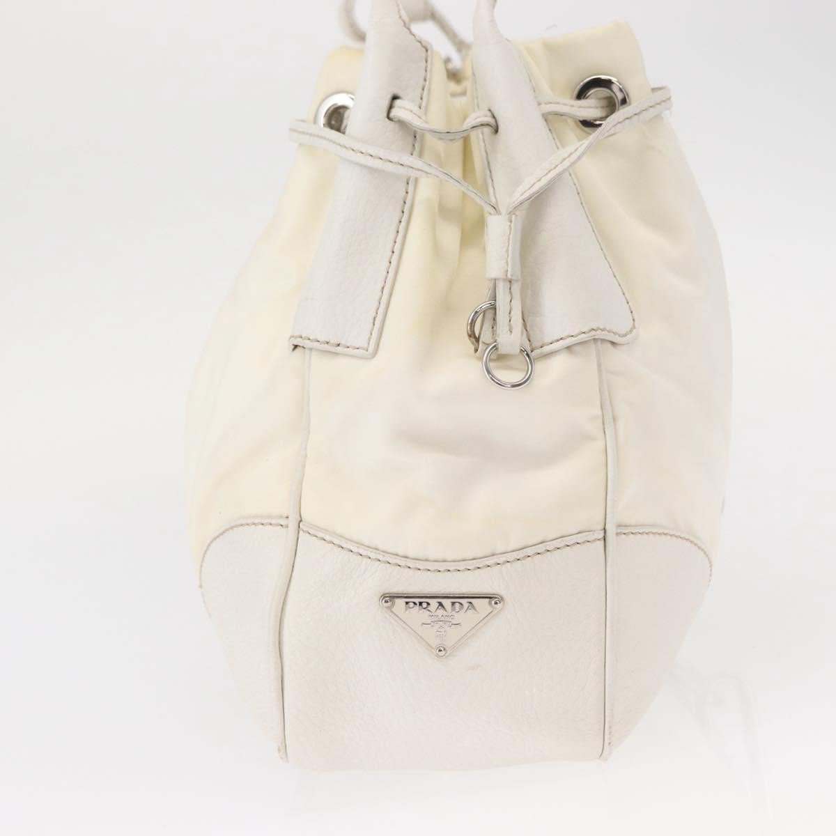 Prada Prada Re-Edition 2002 Moon Handle Bag Re-Nylon and Leather Wit