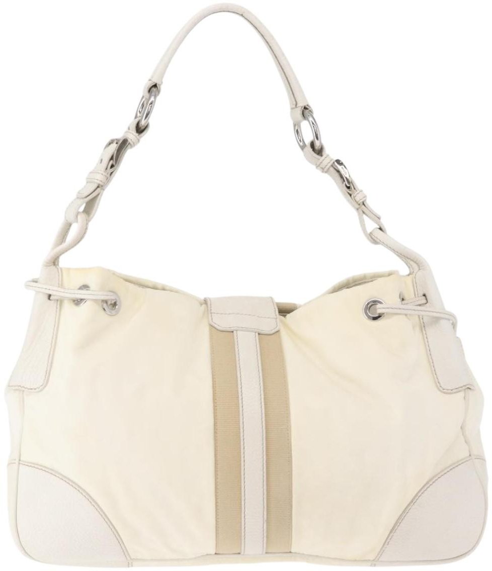 Prada Prada Re-Edition 2002 Moon Handle Bag Re-Nylon and Leather Wit