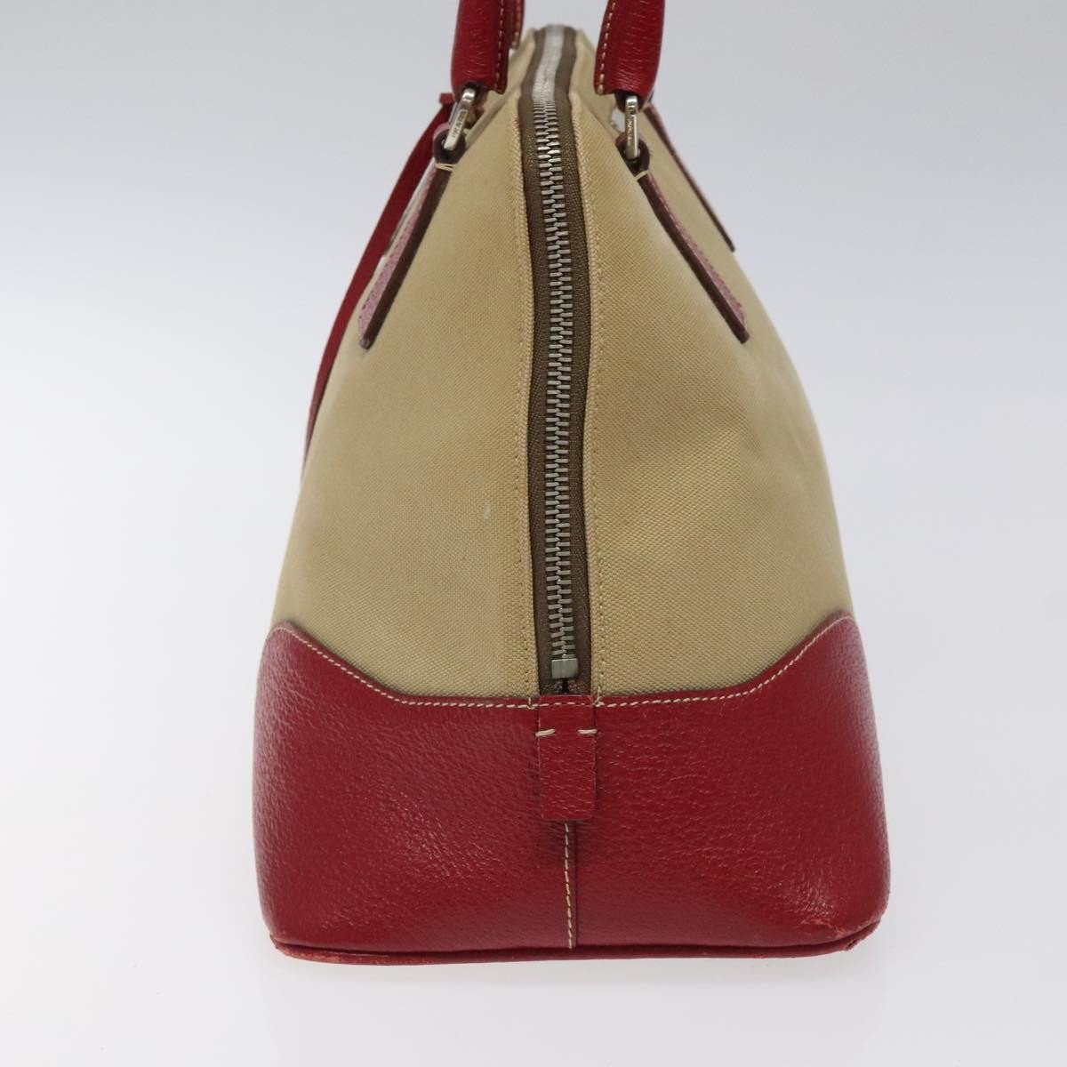 Prada Promenade Tote Canvas and Leather Large Beige