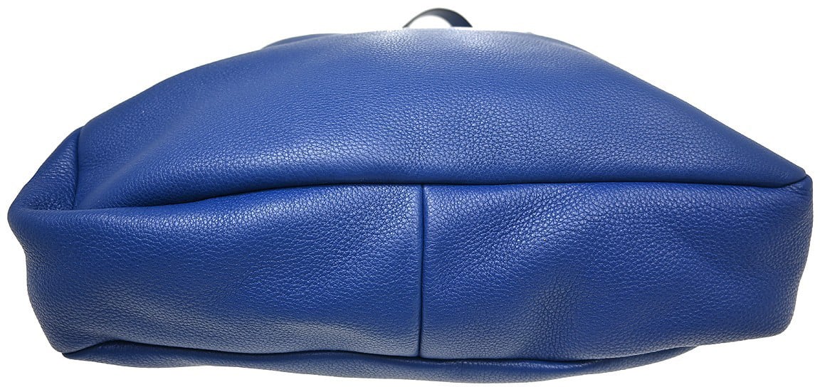 Prada Prada Flou Dynamique Open Tote Vitello Daino Medium Blauw