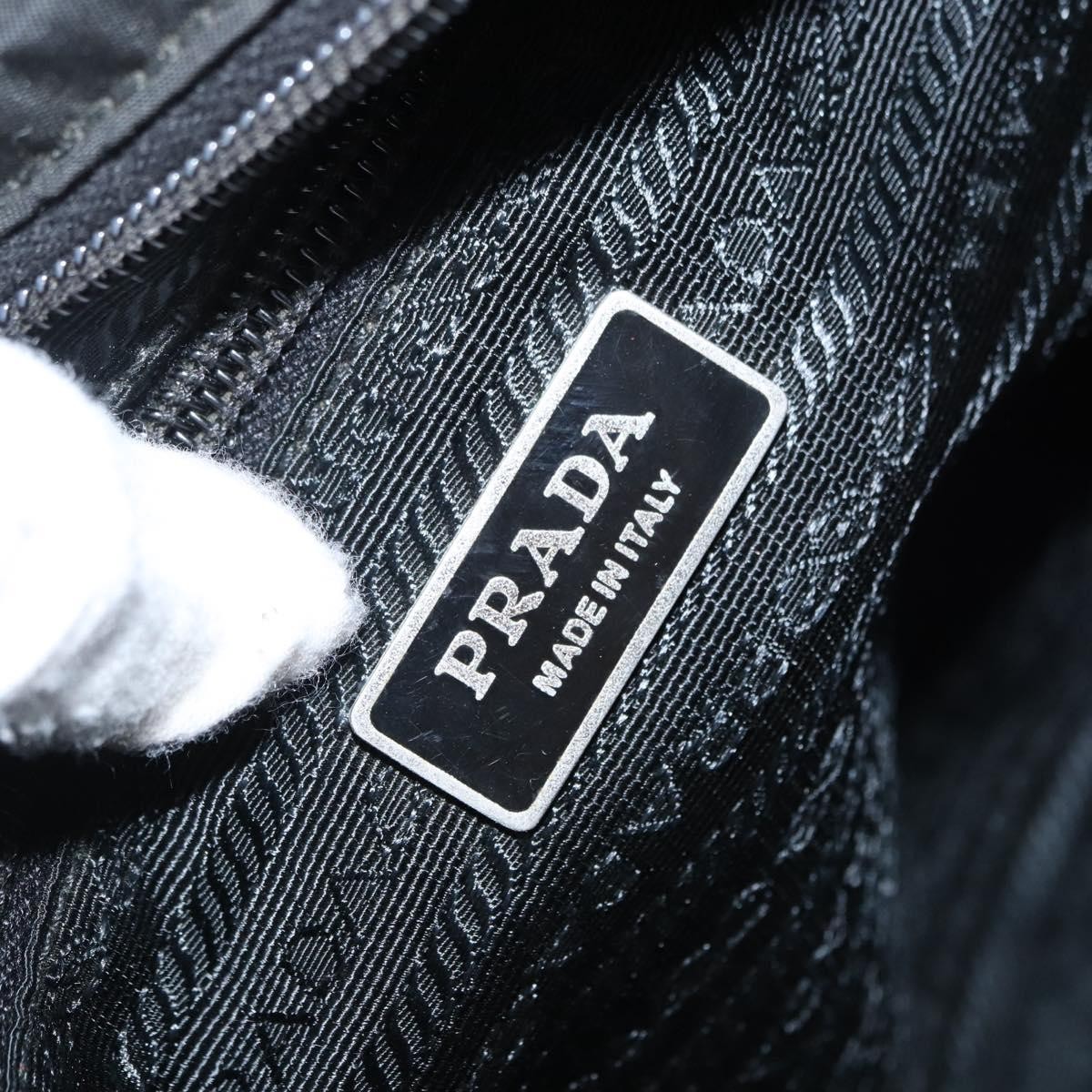 Prada Prada Flat Messenger Bag Tessuto Small Zwart