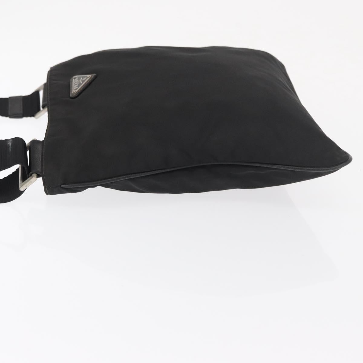 Prada Prada Flat Messenger Bag Tessuto Small Zwart