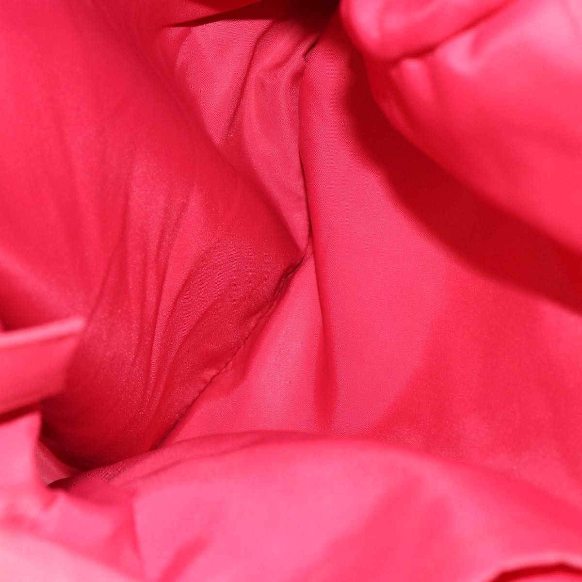 Prada Prada Logo Flat Tote Bag. Nylon Tessuto Roze