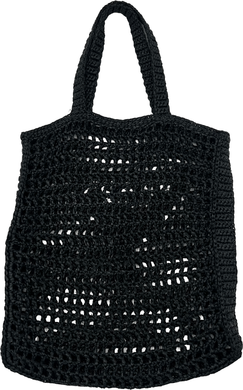 Prada Prada Raffia - Black Zwart