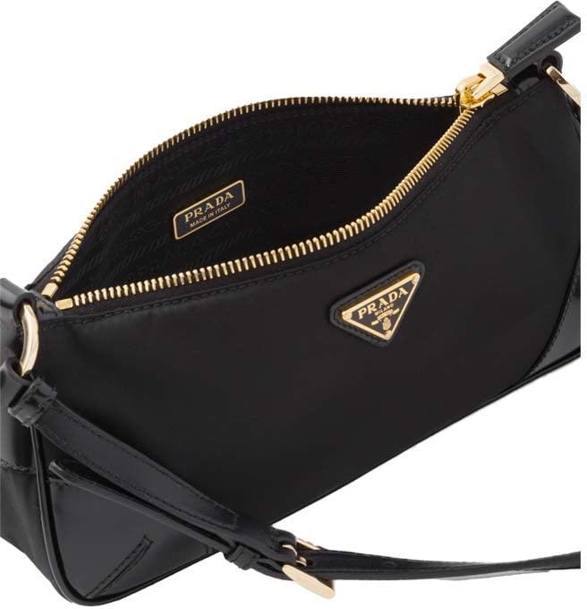 Prada Prada Re-Edition 2002 Shoulder Bag Chain - Black Zwart