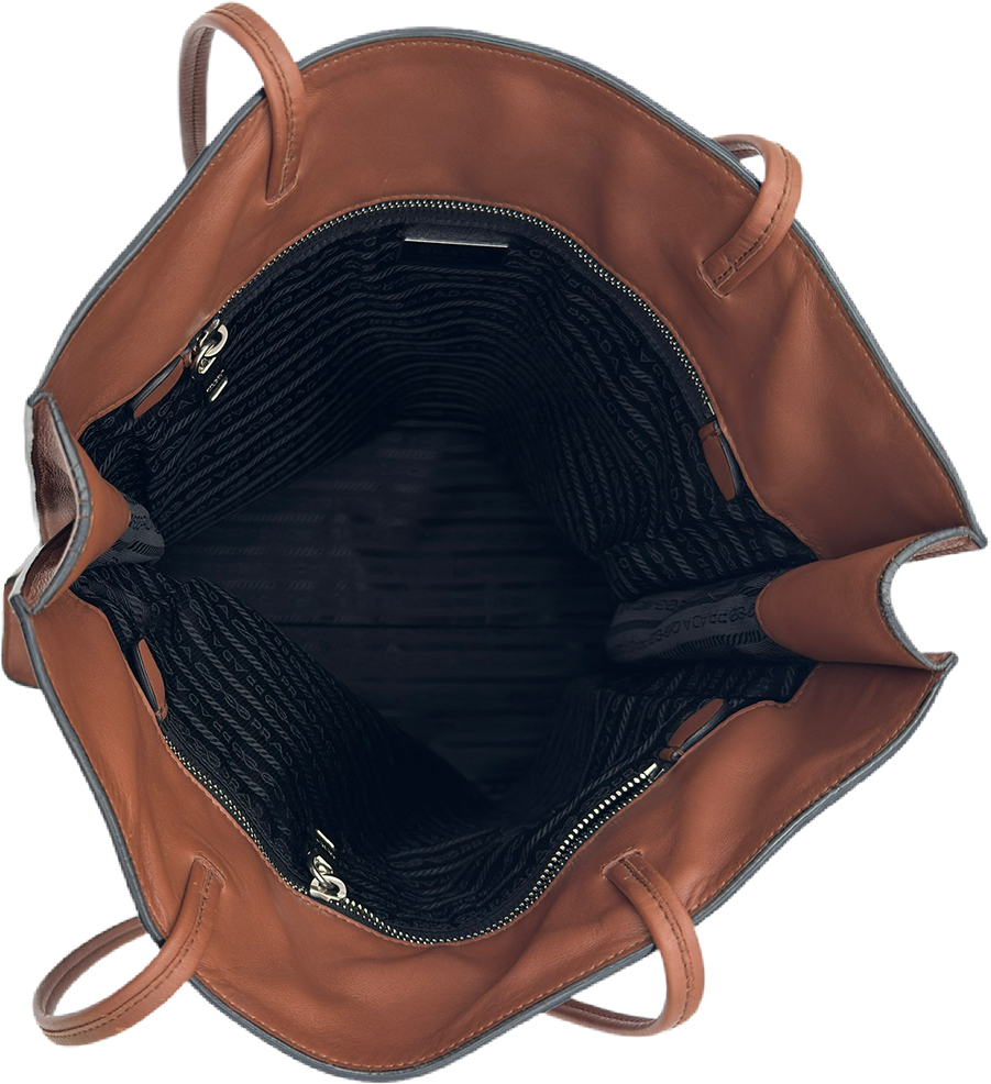 Prada Prada Tote - Cognac Bruin