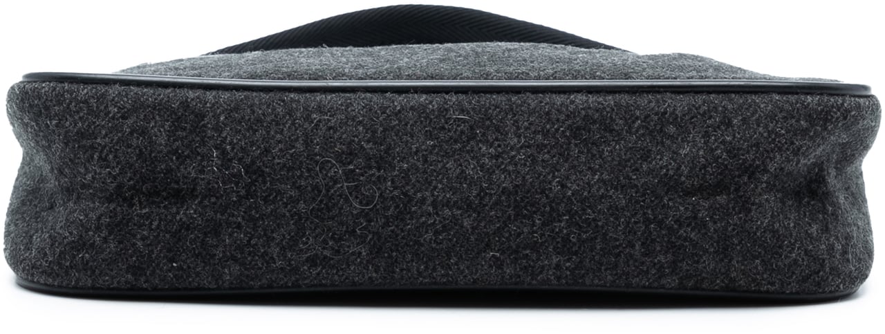 Prada Wool Sport Shoulder Bag Grijs