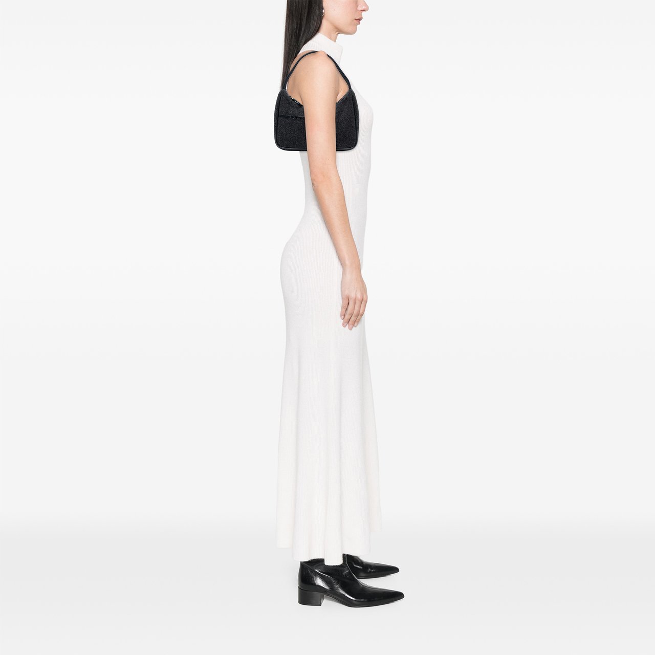 Prada Wool Sport Shoulder Bag Grijs