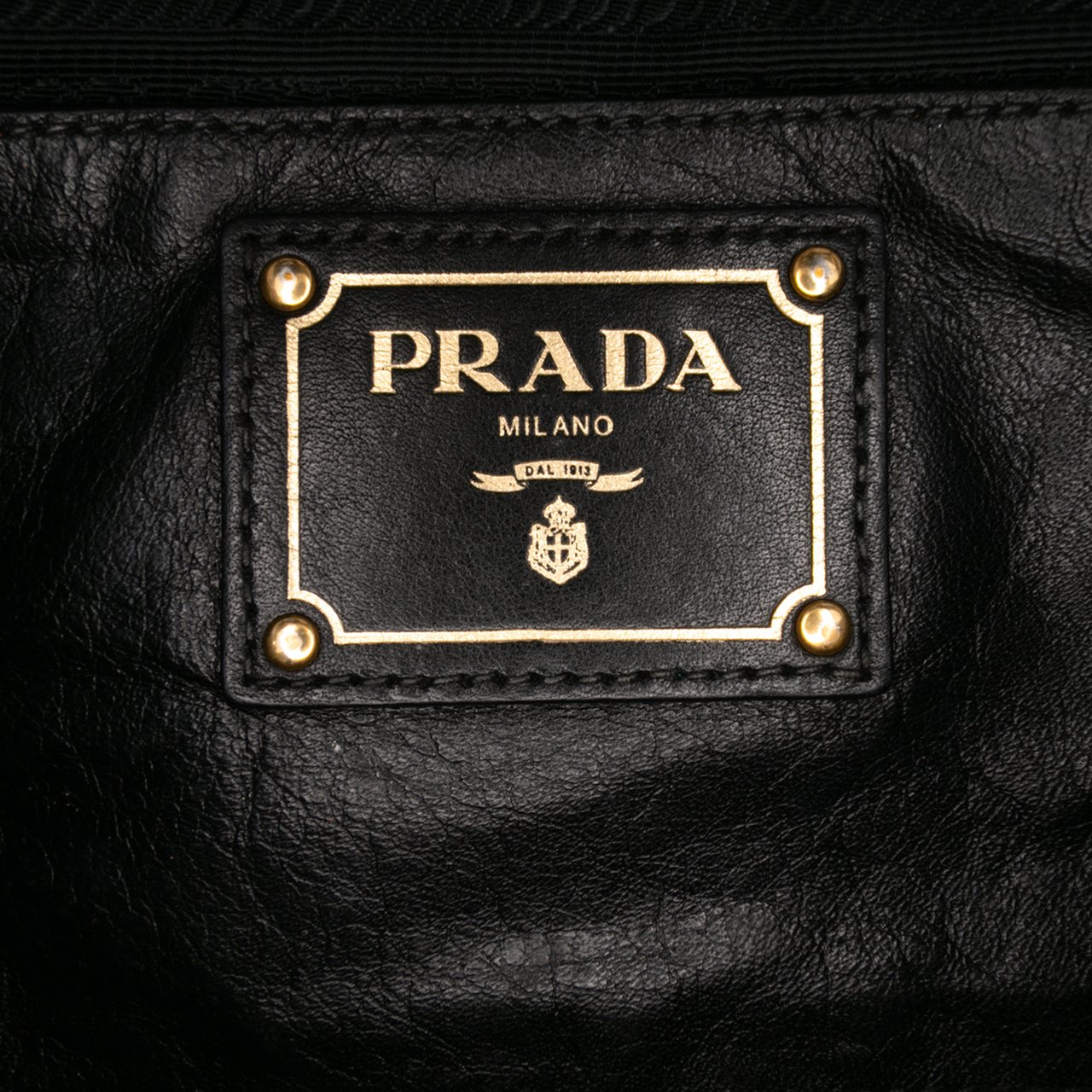 Prada Soft Calf Open Convertible Shopping Tote Zwart