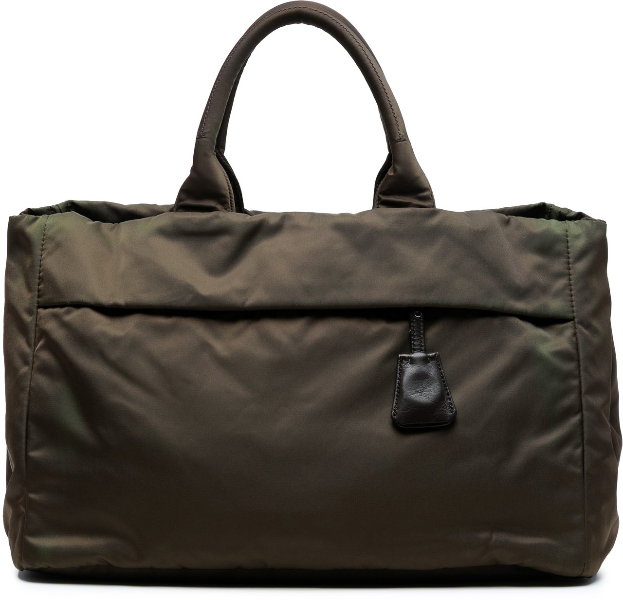 Prada Tessuto Reversible Tote Bruin