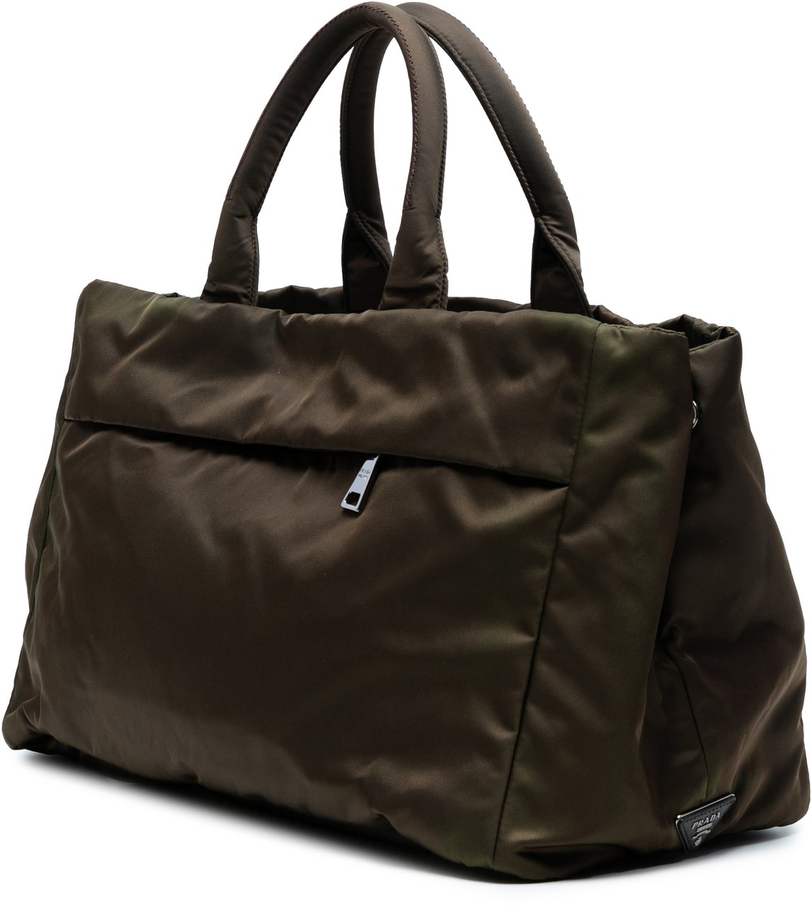 Prada Tessuto Reversible Tote Bruin