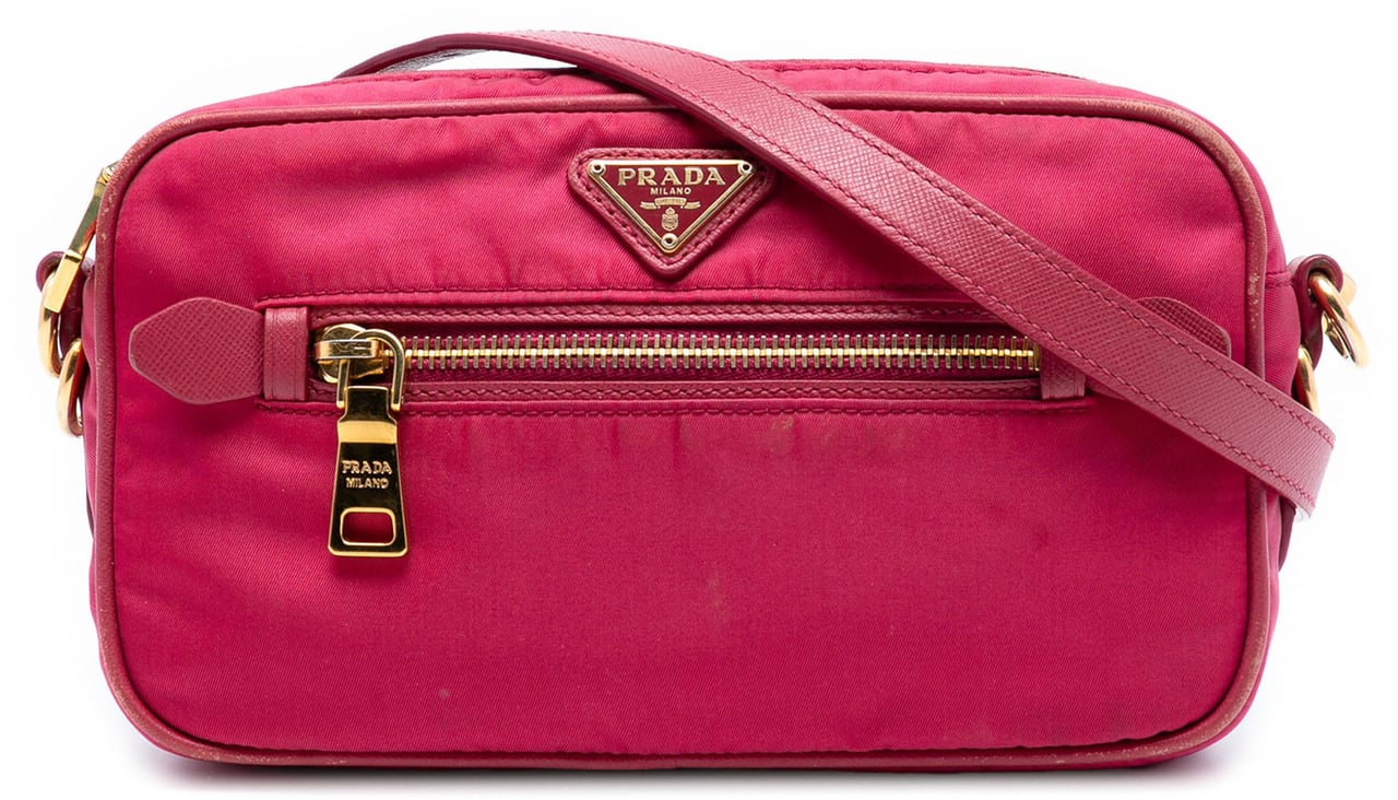 Prada Tessuto Crossbody Roze