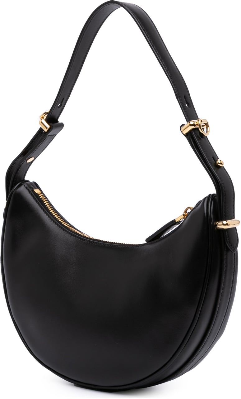 Prada Small Soft Calf Arque Satchel Zwart