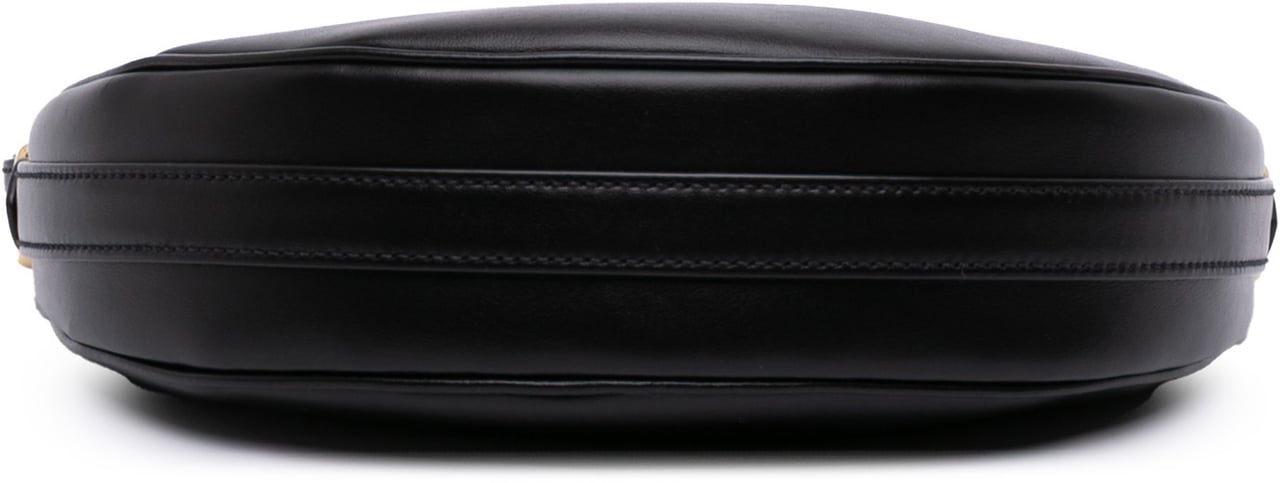 Prada Small Soft Calf Arque Satchel Zwart
