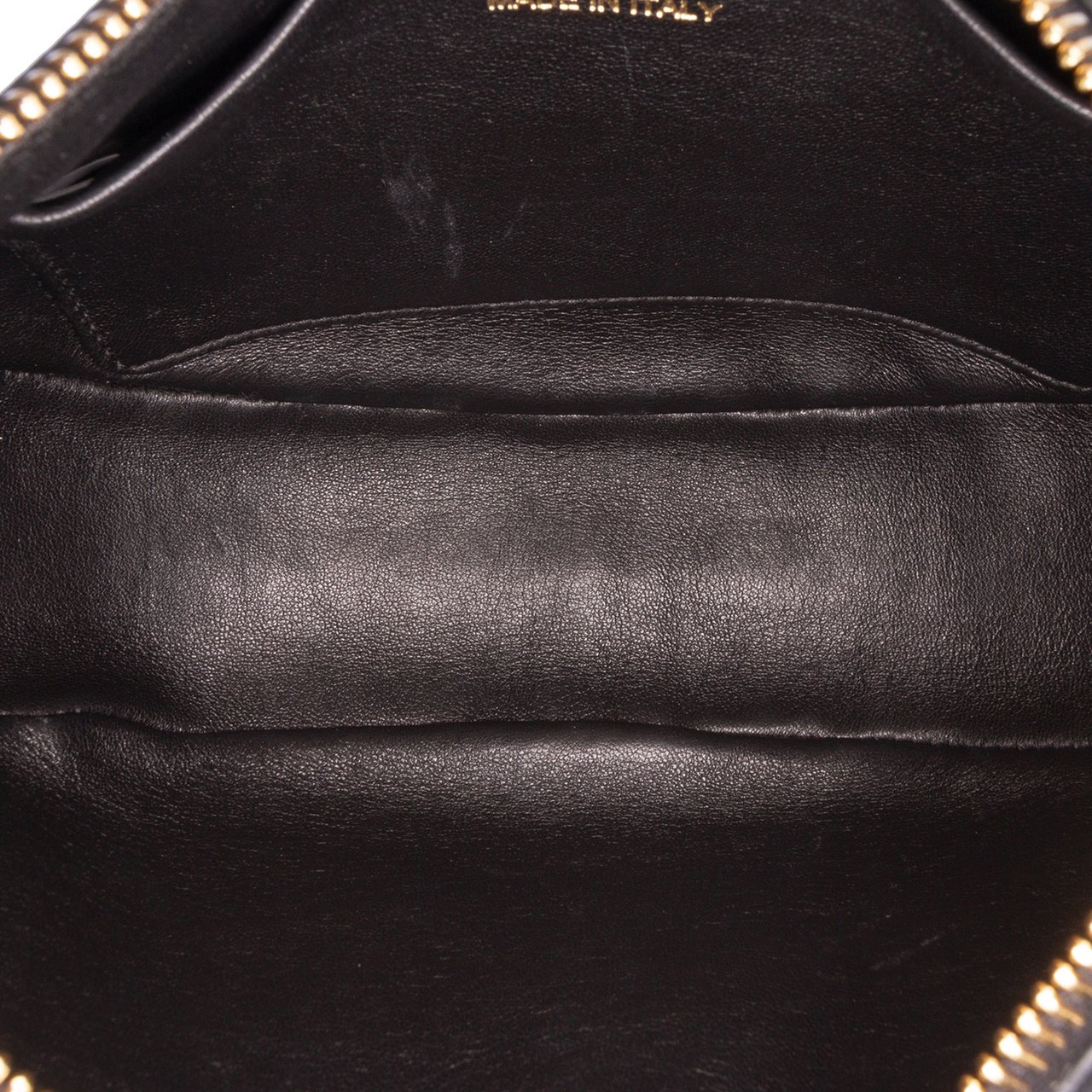 Prada Small Soft Calf Arque Satchel Zwart