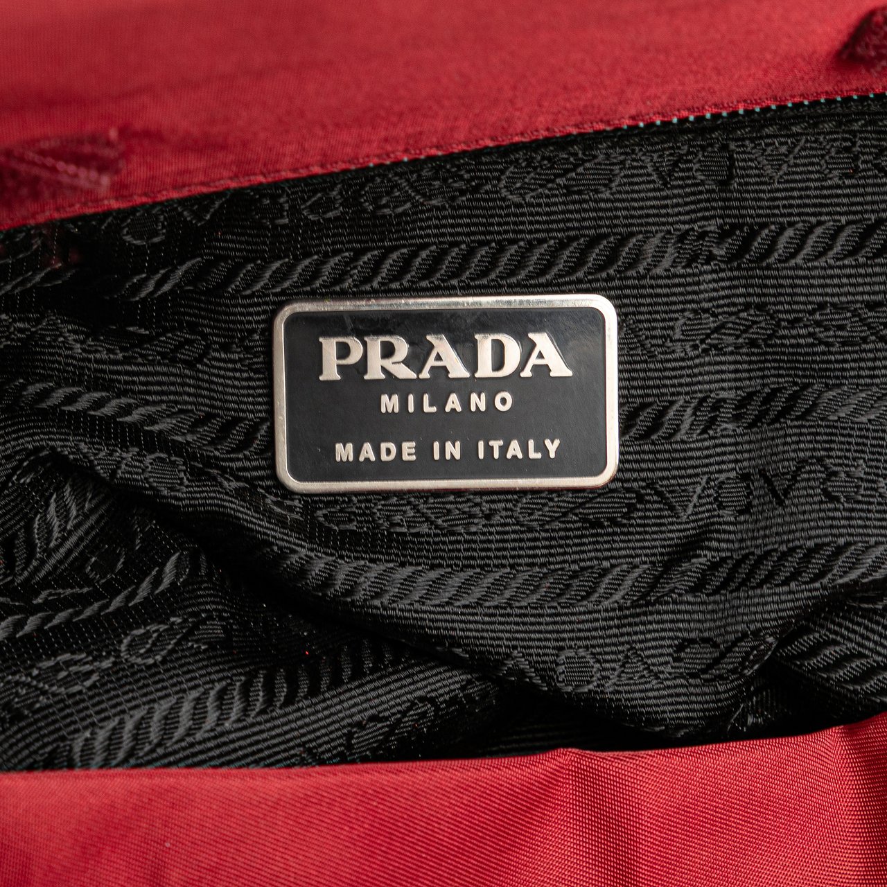 Prada Tessuto Tote Rood
